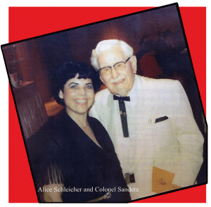 Colonel Sanders and Alice Schliecher photograph
